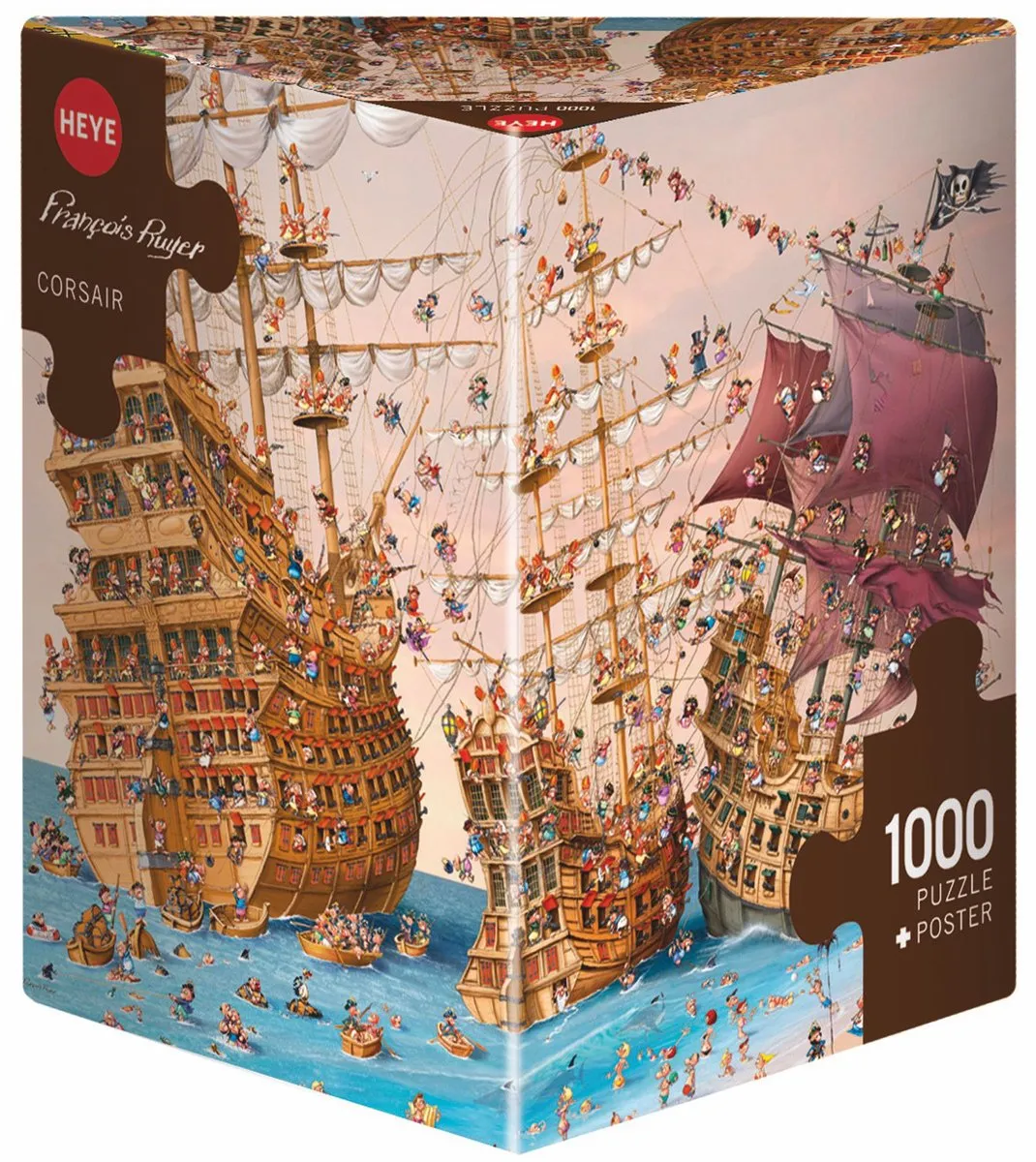 Heye Puzzel 1000 Stuks - Corsair/Ruyer Multicolor