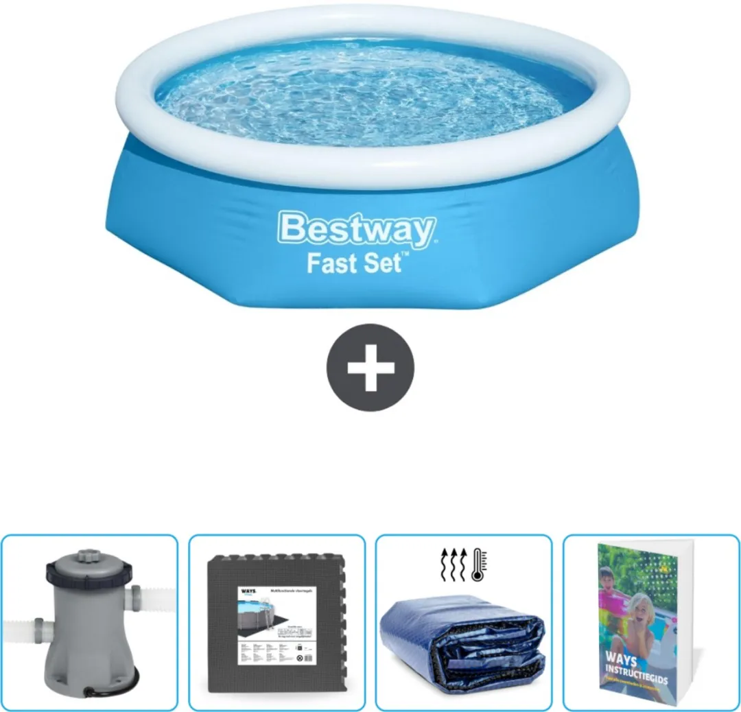 Bestway Fast Set Rond Zwembad 244x61cm