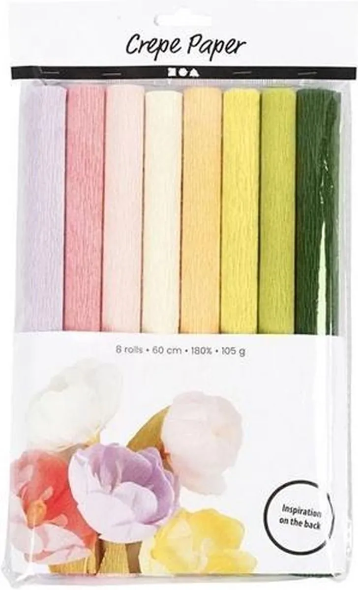 Creativ Company Crêpepapier Pastel Tinten