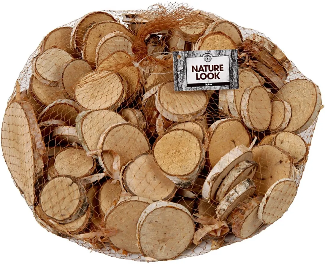 Creativ Company Creotime Hout Mix 25-45mm - 120 Stuks - Blank