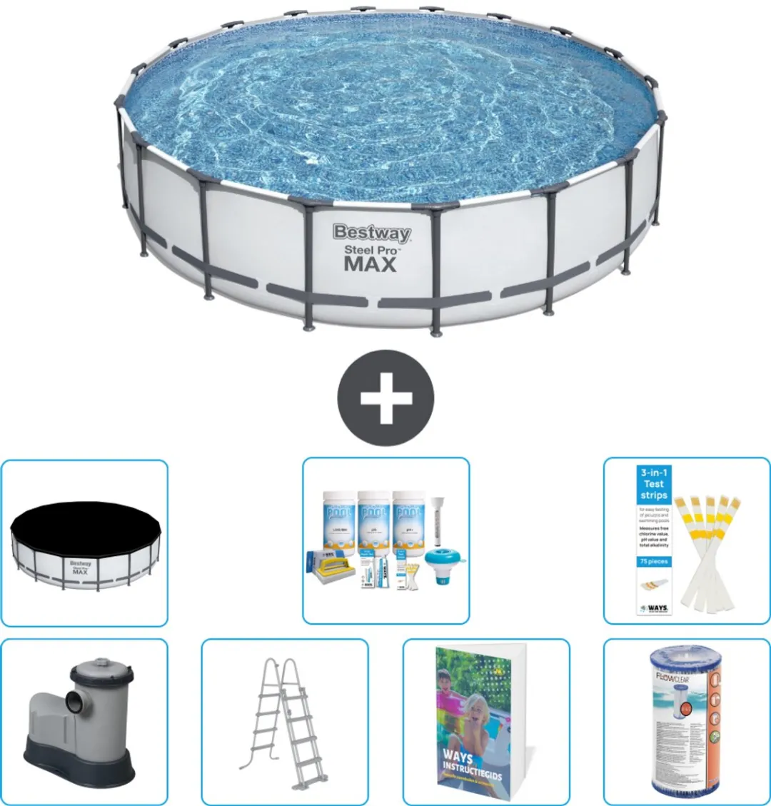 Bestway Steel Pro MAX Zwembad 549x122cm