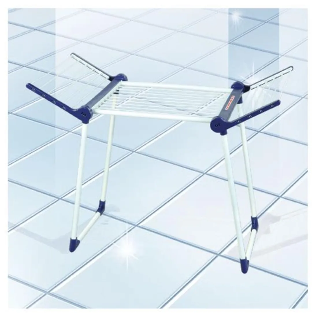 Klein Toys Leifheit Droogrek Inklapbaar 63x27x50cm - Blauw/Wit - afbeelding 6 van 6