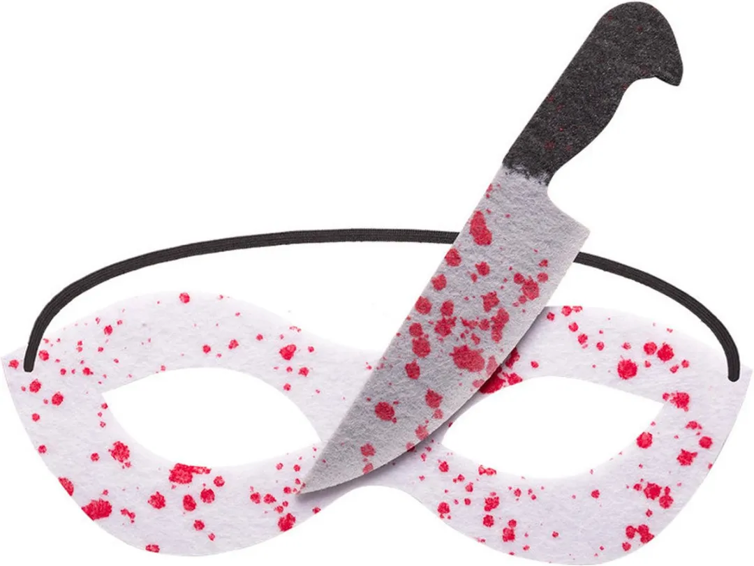 Carnival Toys Verkleedmasker Bebloed Mes