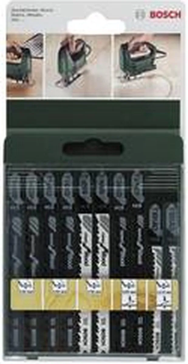 Bosch Decoupeerzaagbladen Set 10-delig - Hout