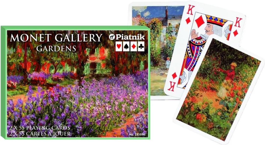 Piatnik Monet Gardens Double Deck Speelkaarten PIA-210846