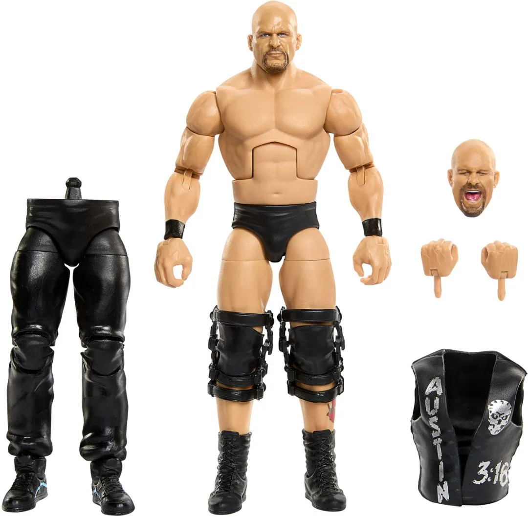 Mattel WWE Actiefiguur Steve Austin 6 inch