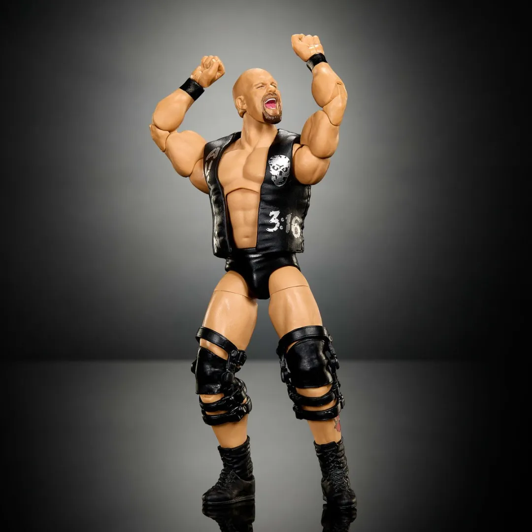 Mattel WWE Actiefiguur Steve Austin 6 inch - Multicolor