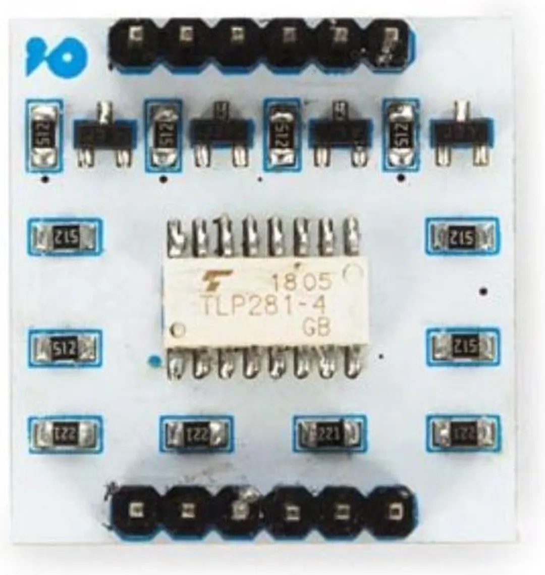 Whadda TLP281 Optocoupler Breakoutboard - Arduino - Grijs