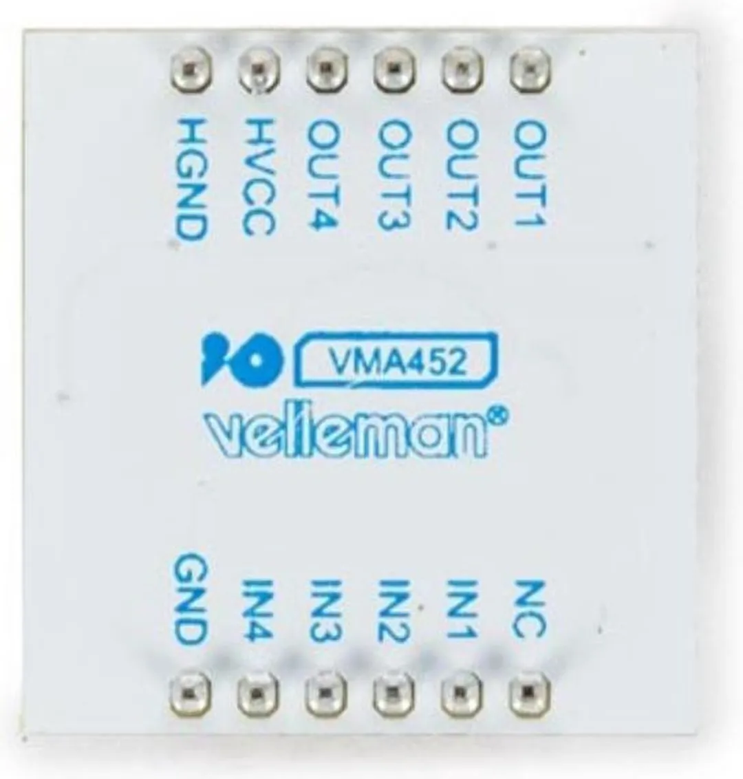 Whadda TLP281 Optocoupler Breakoutboard - Arduino - Grijs