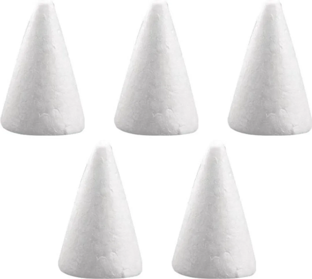 Rayher Piepschuim Kegels 10 Stuks