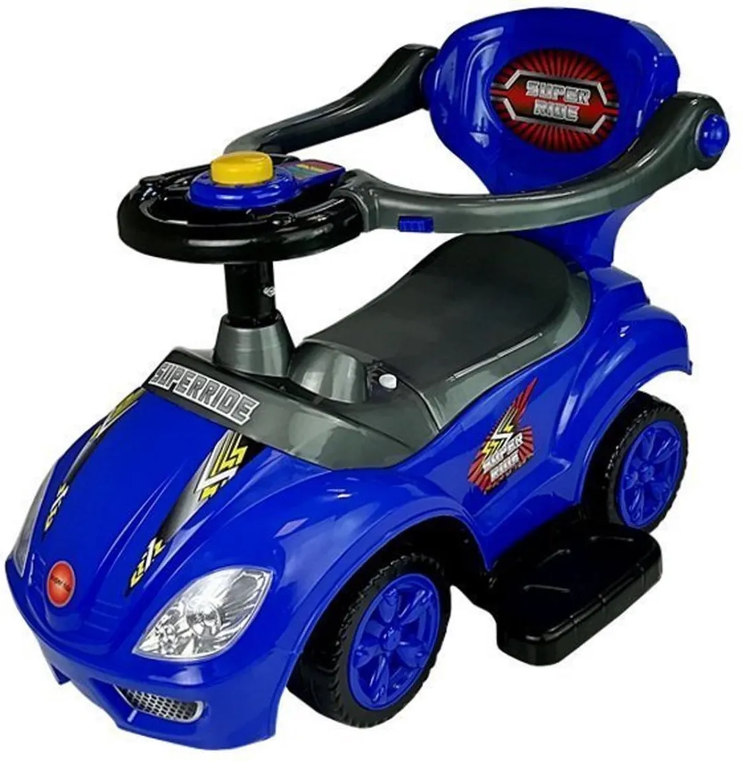 Lean Toys Mega Car 3-in-1 Loopauto - Blauw