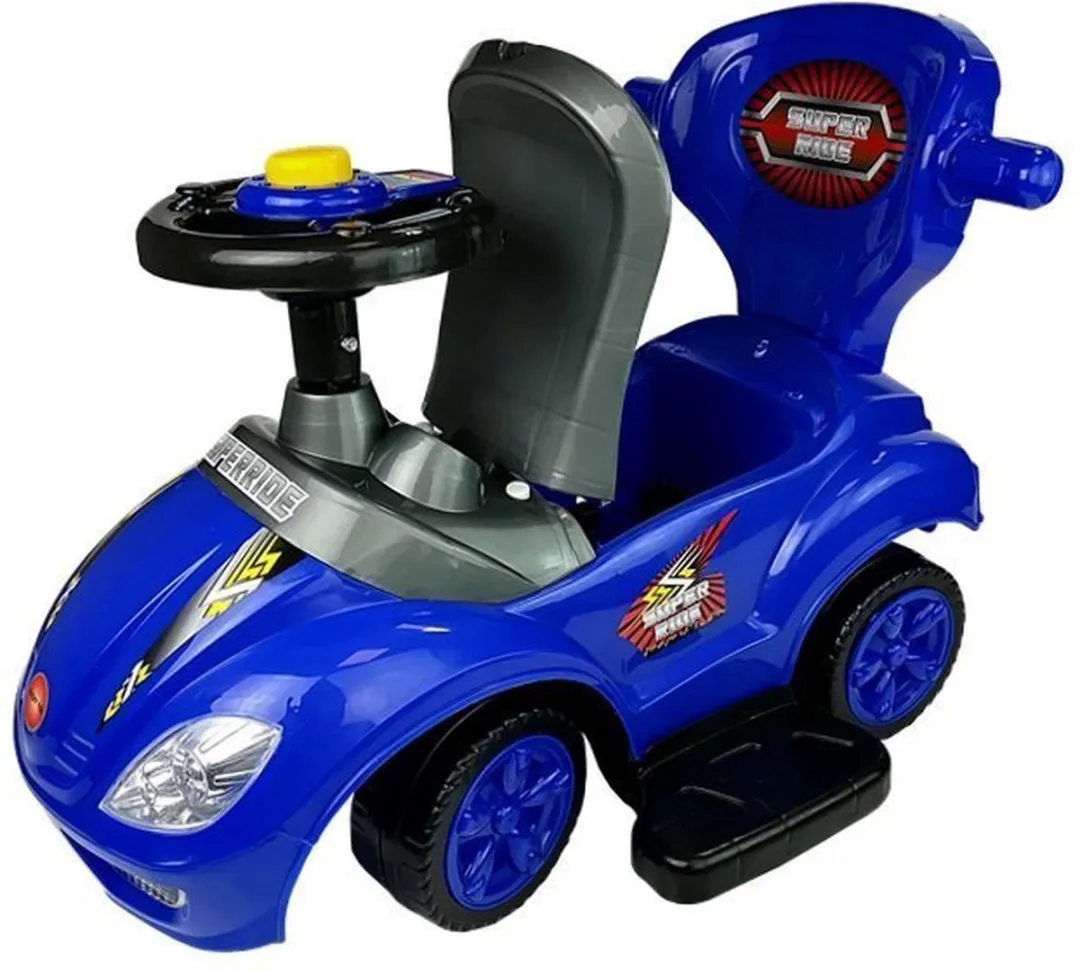 Lean Toys Mega Car 3-in-1 Loopauto - Blauw