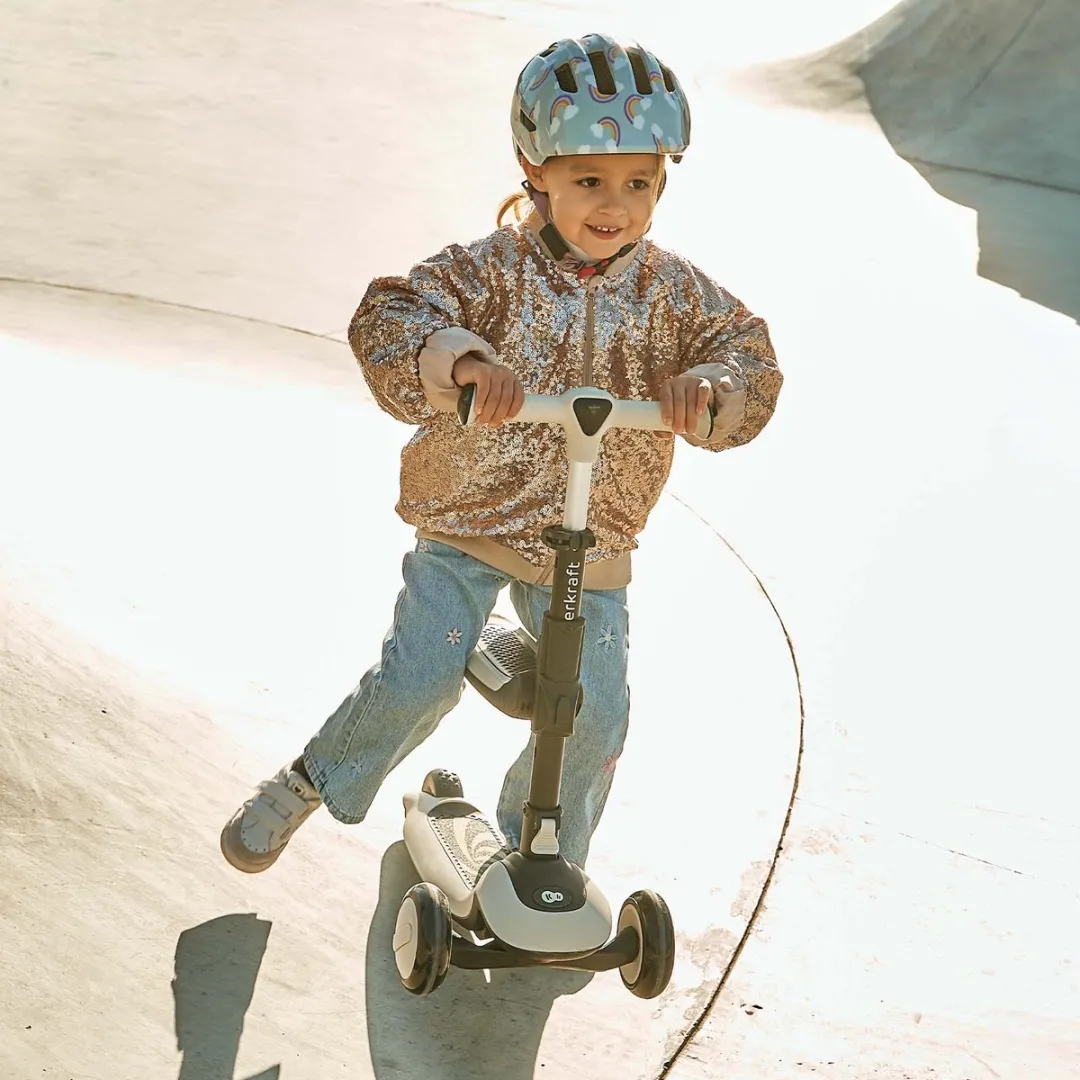 KinderKraft Halley 2 2-in-1 Loopfiets Driewieler - Wit