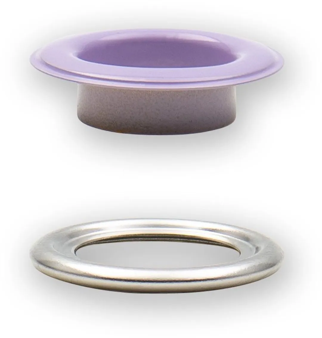 Prym Ringen met schijven 14mm - Lila - 15 Stuks