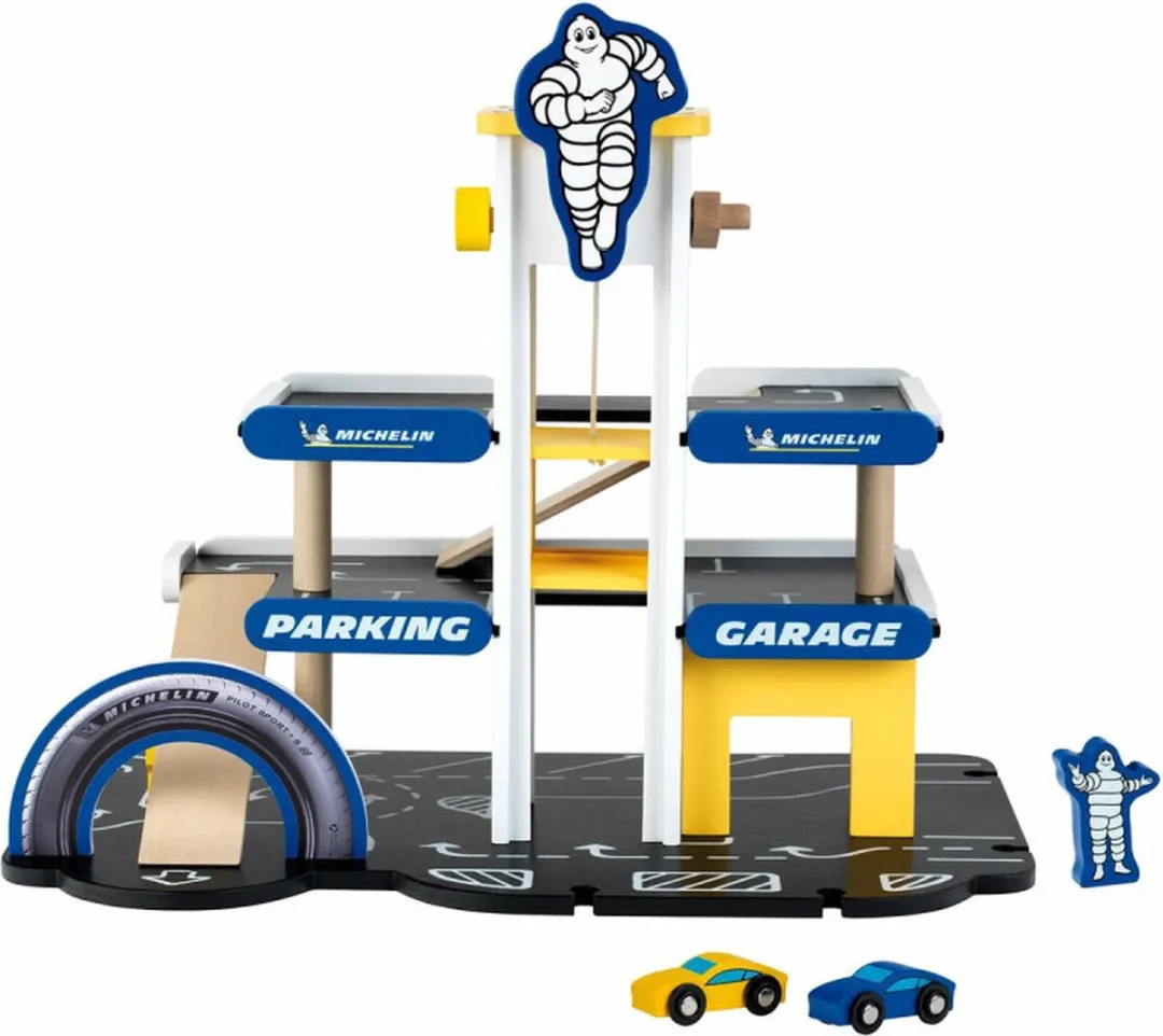 Klein Toys Michelin Servicestation met Auto TK3404 - Bouwset