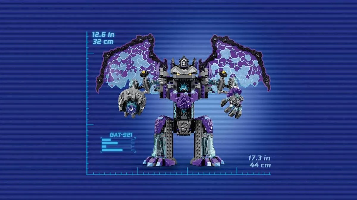 LEGO NEXO KNIGHTS De Stenen Kolos 70356 - 785 Stukken - 4 Minifiguren - afbeelding 6 van 6