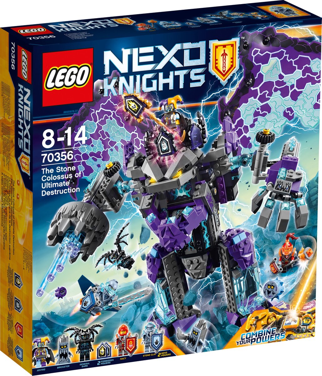 LEGO NEXO KNIGHTS De Stenen Kolos der Ultieme Vernietiging - 70356