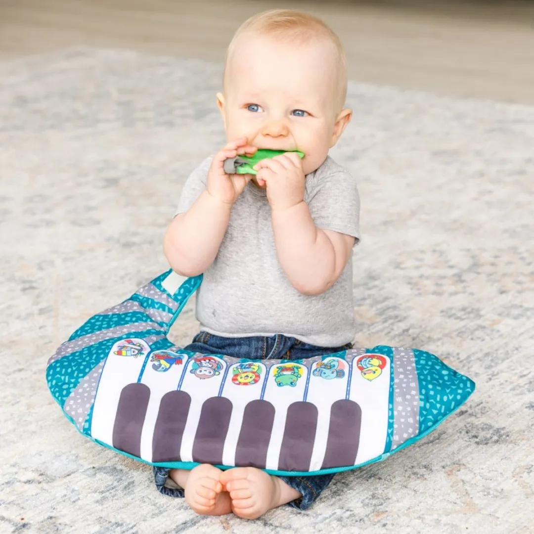 Infantino Grow With Me 3-in-1 Piano Buiktrainer - Blauw/Grijs - afbeelding 4 van 6