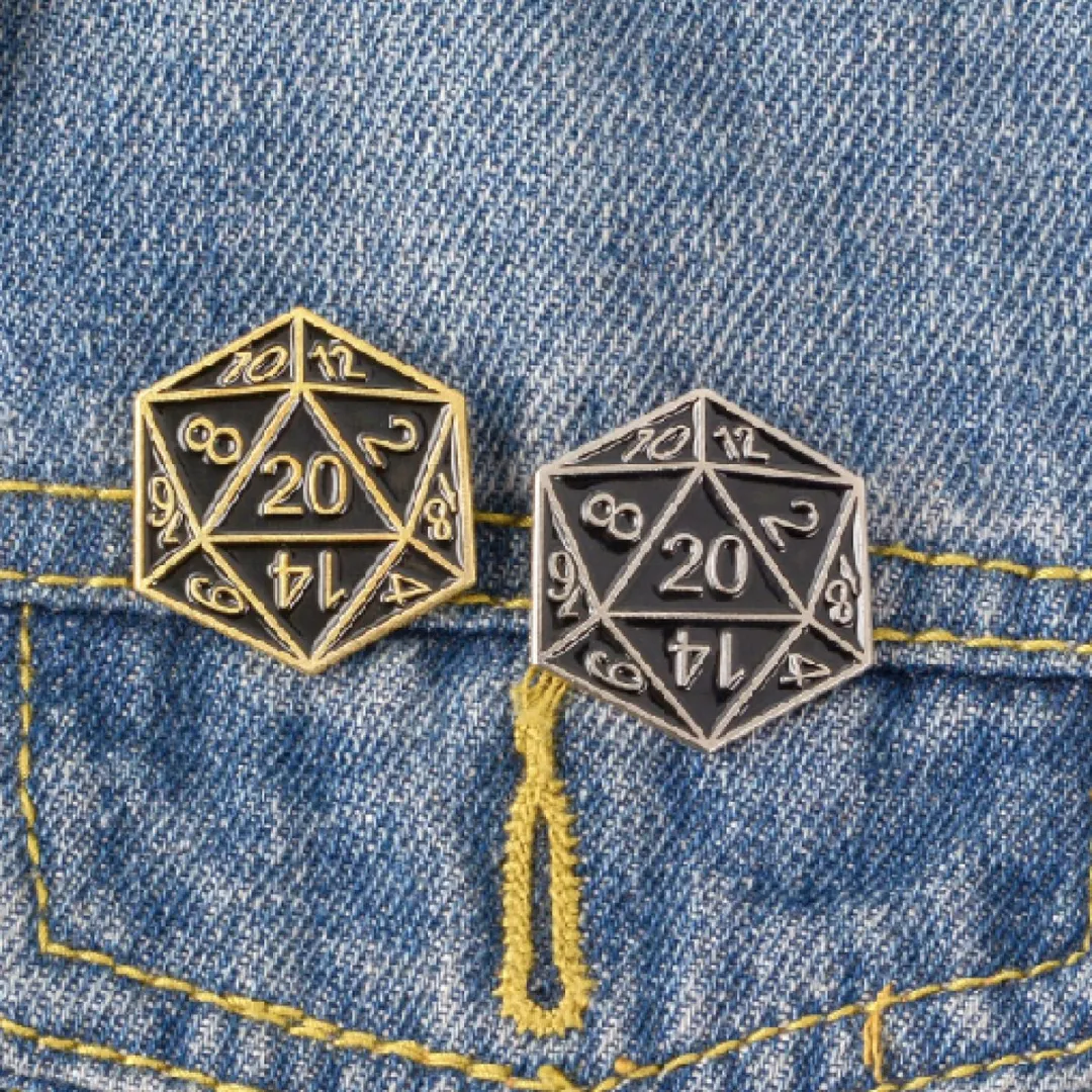 Lapi Toys Dungeons & Dragons Pin - Metaal - Zwart/Goud