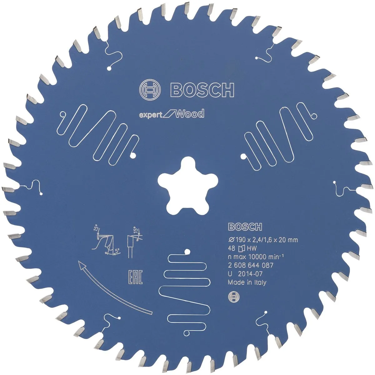 Bosch Expert Cirkelzaagblad Aluminium 210mm