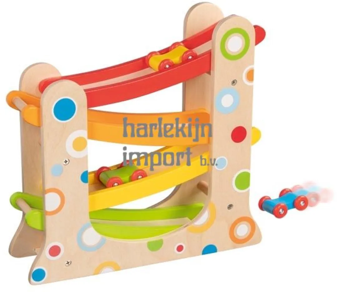 Goki Car Racetrack - 30 Onderdelen Multicolor