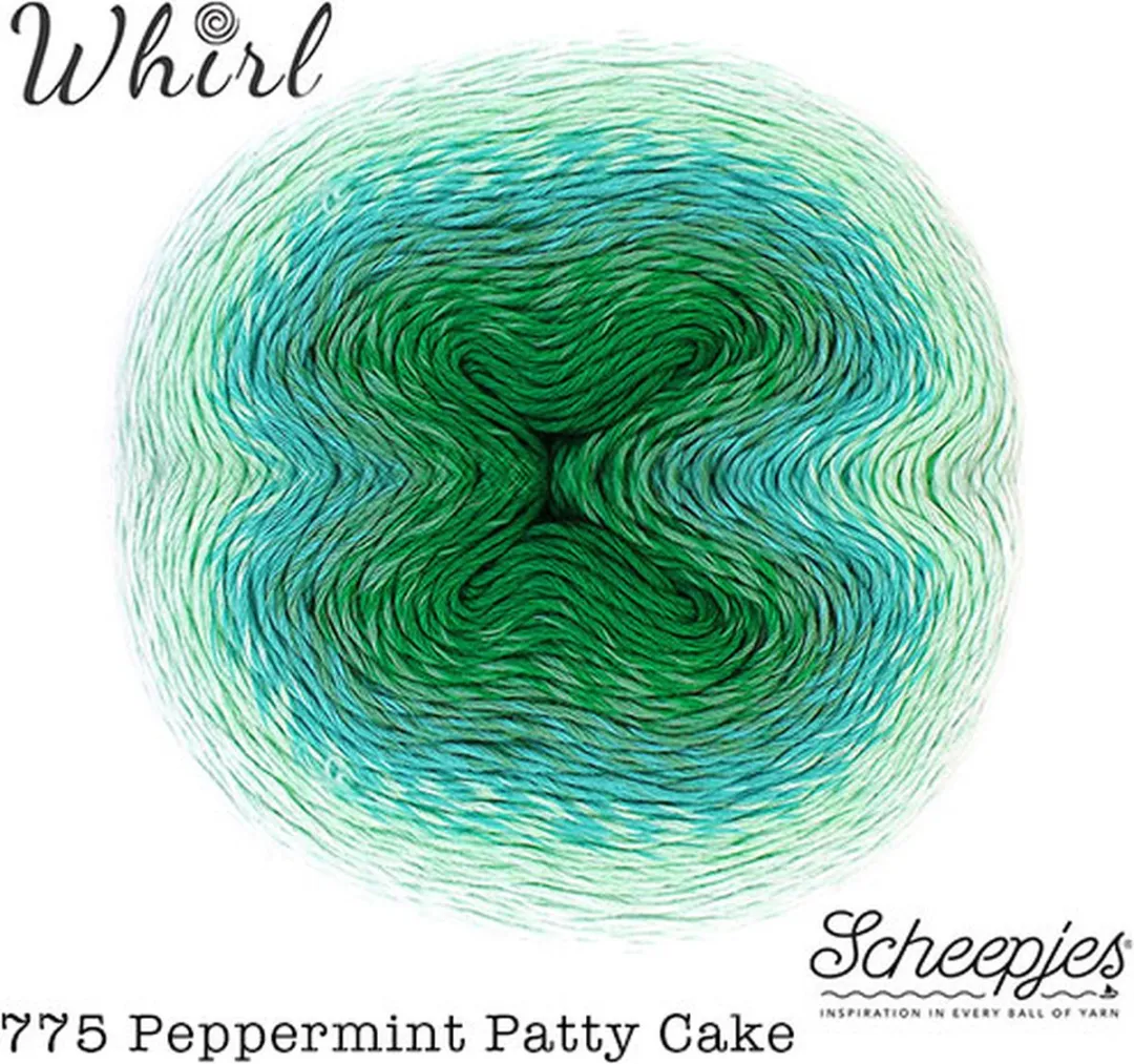 Scheepjes Whirl 1000m Wol - Groen/Blauw