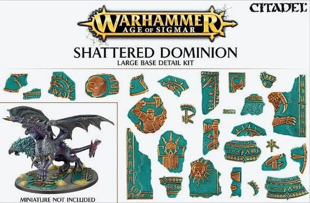 Games Workshop Age of Sigmar Shattered Dominion Large Base Detail Kit