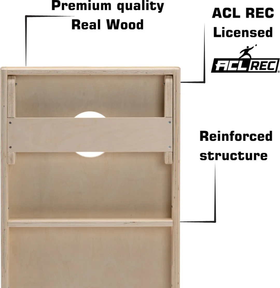 Wicked Wood Cornhole Set ACL Comp - 120x60cm Beige
