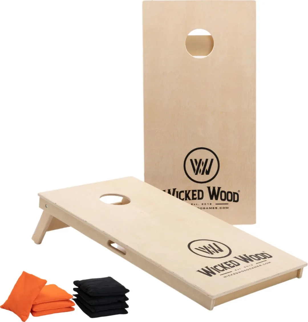 Wicked Wood Cornhole Set ACL Comp - 120x60cm Beige