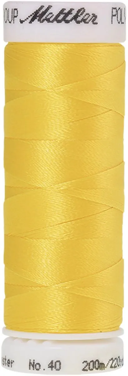 Amann Mettler Polysheen Borduurgaren Geel 200m