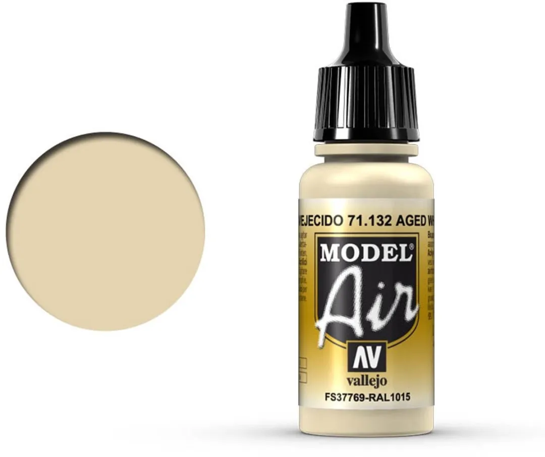 Vallejo Model Air Aged White Acrylverf 17ml