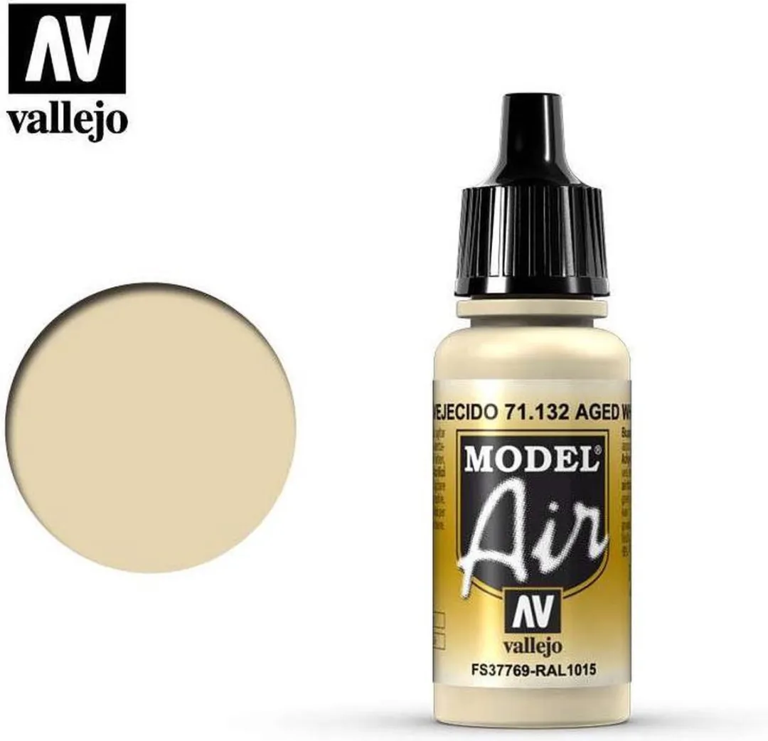 Vallejo Model Air Aged White Acrylverf 17ml