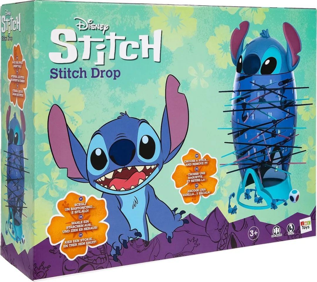 Disney Stitch Stitch Drop Spel - 4 Spelers