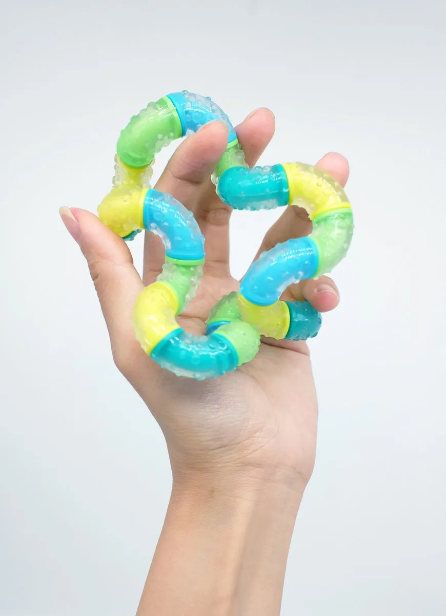 Tangle Therapy BrainTools Think Fidget Toy - Groen Blauw Geel