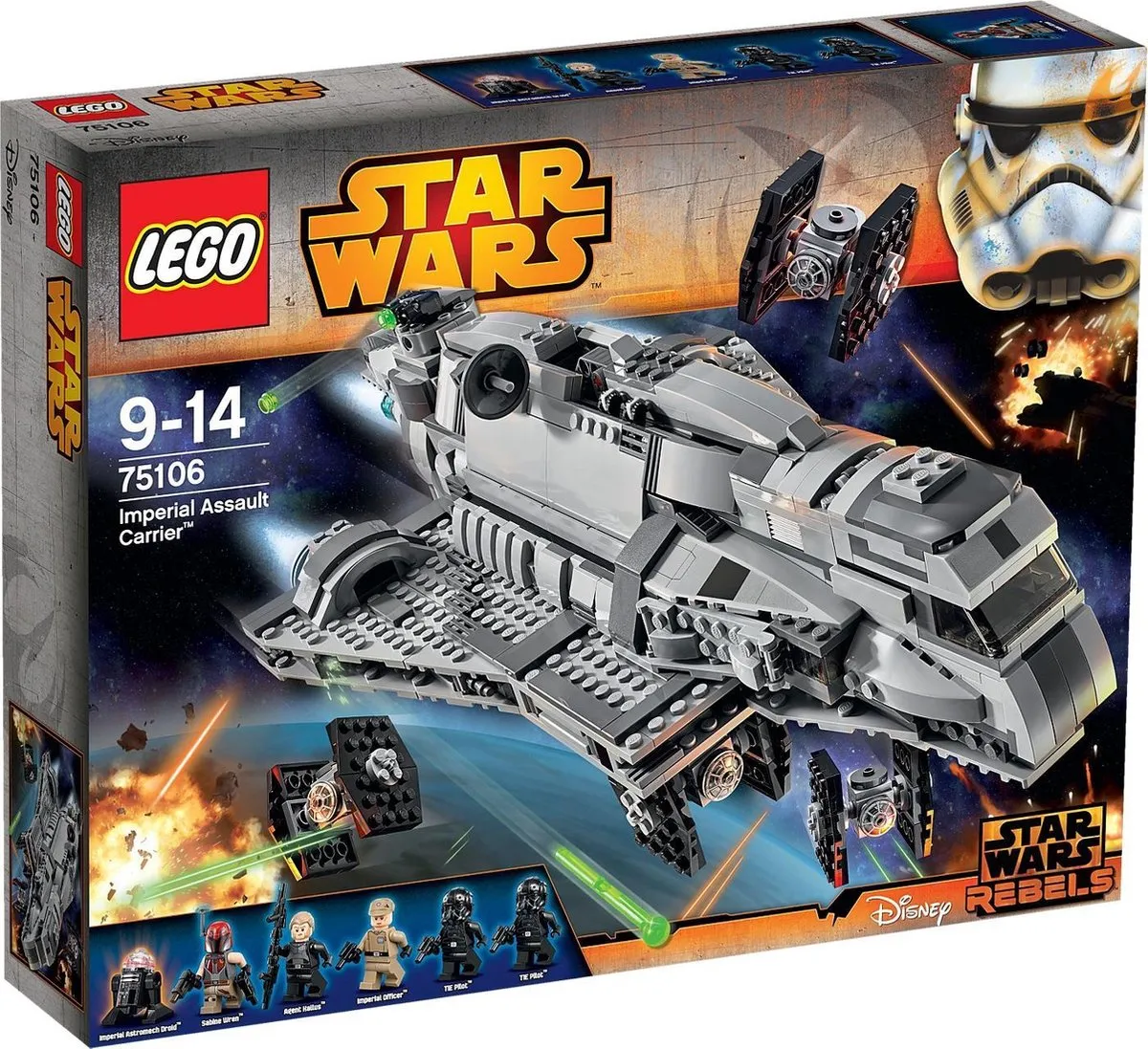LEGO Star Wars Imperial Assault Carrier 75106 - 1216 Stukken