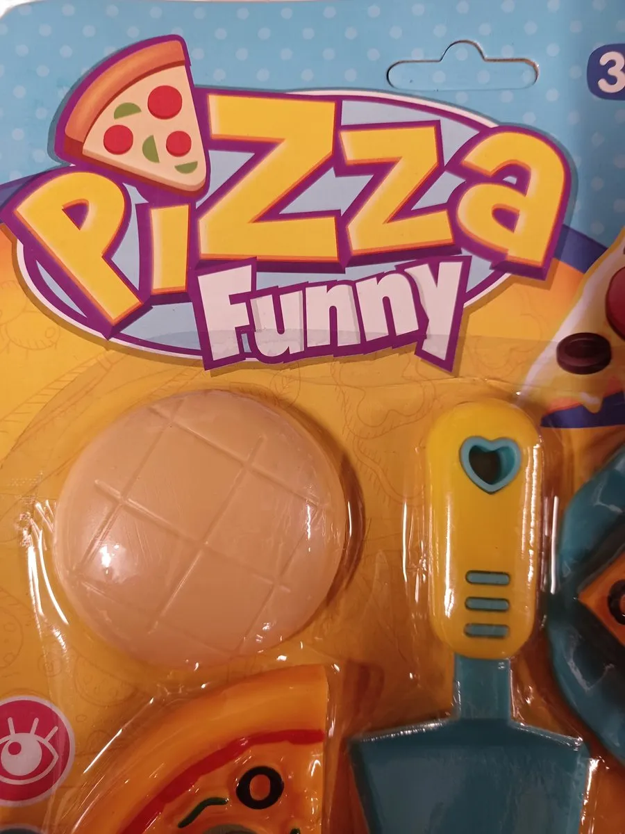 Speel set Funny Pizza - 8 delig - kaas