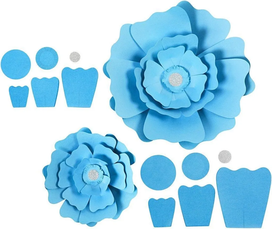 Colortime Bloemen Lichtblauw