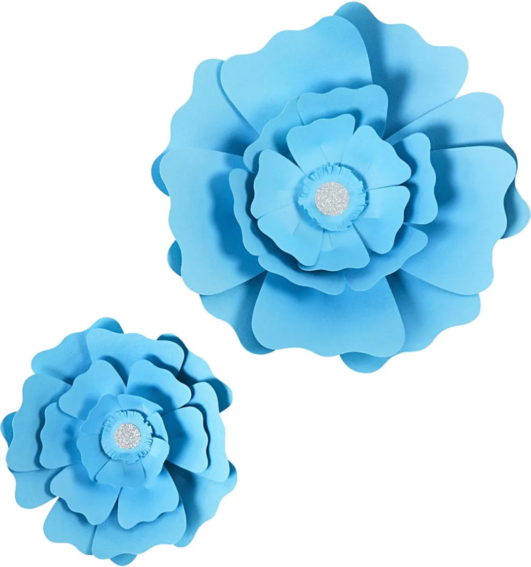Colortime Bloemen Lichtblauw - 2 Stuks
