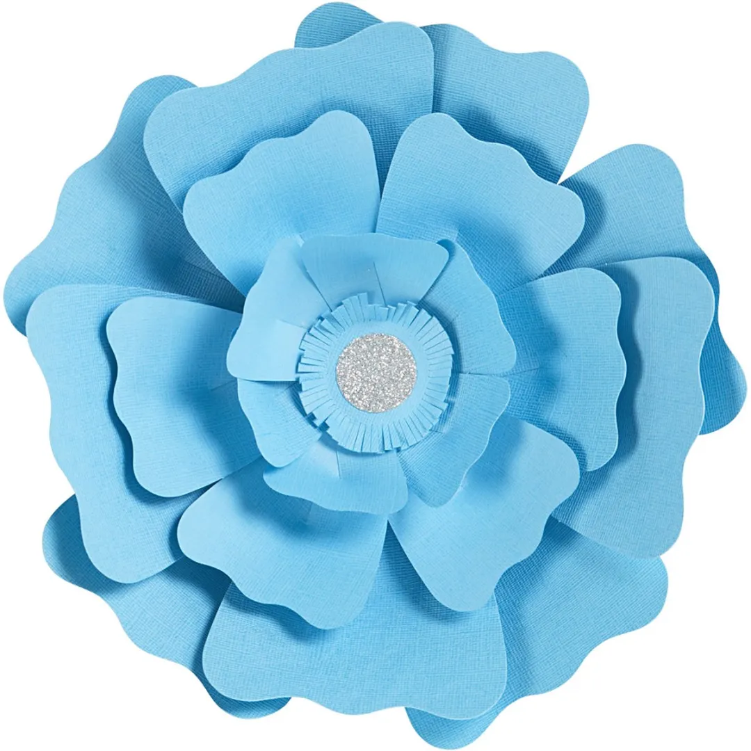 Colortime Bloemen Lichtblauw - 2 Stuks