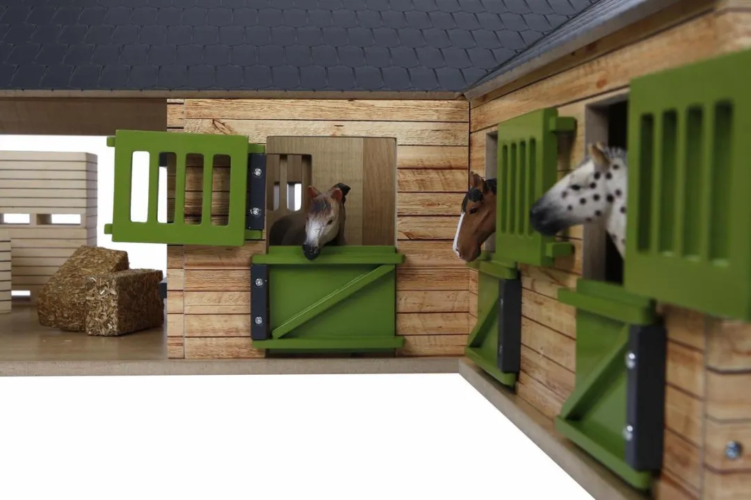 Kids Globe Paardenstal Multicolor - 4 Meubels 1 Pop