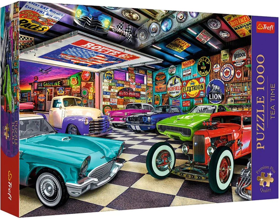 Trefl Legpuzzel 1000 Stuks Premium Plus Tea Time Car Collectors Garage
