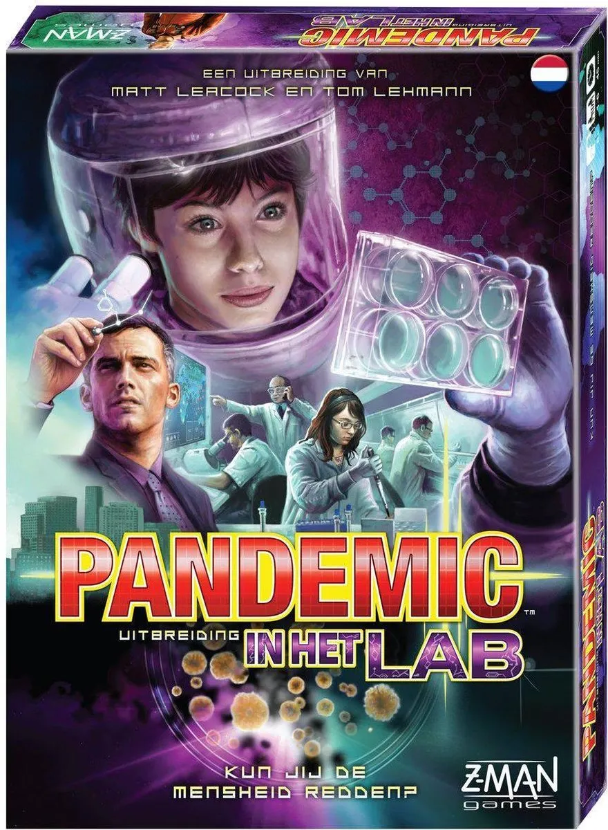 Z-Man Pandemic In Het Lab Uitbreiding - Bordspel ZMG71102NL