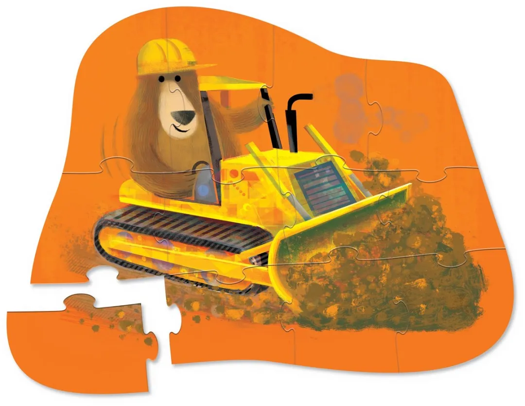 Crocodile Creek Mini Puzzel Go Mister Bear 1000 Stuks - Multicolor