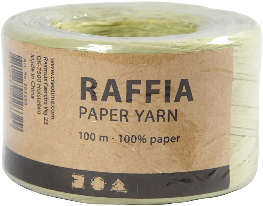 Creativ Company Raffia Garen Lichtgroen 100m