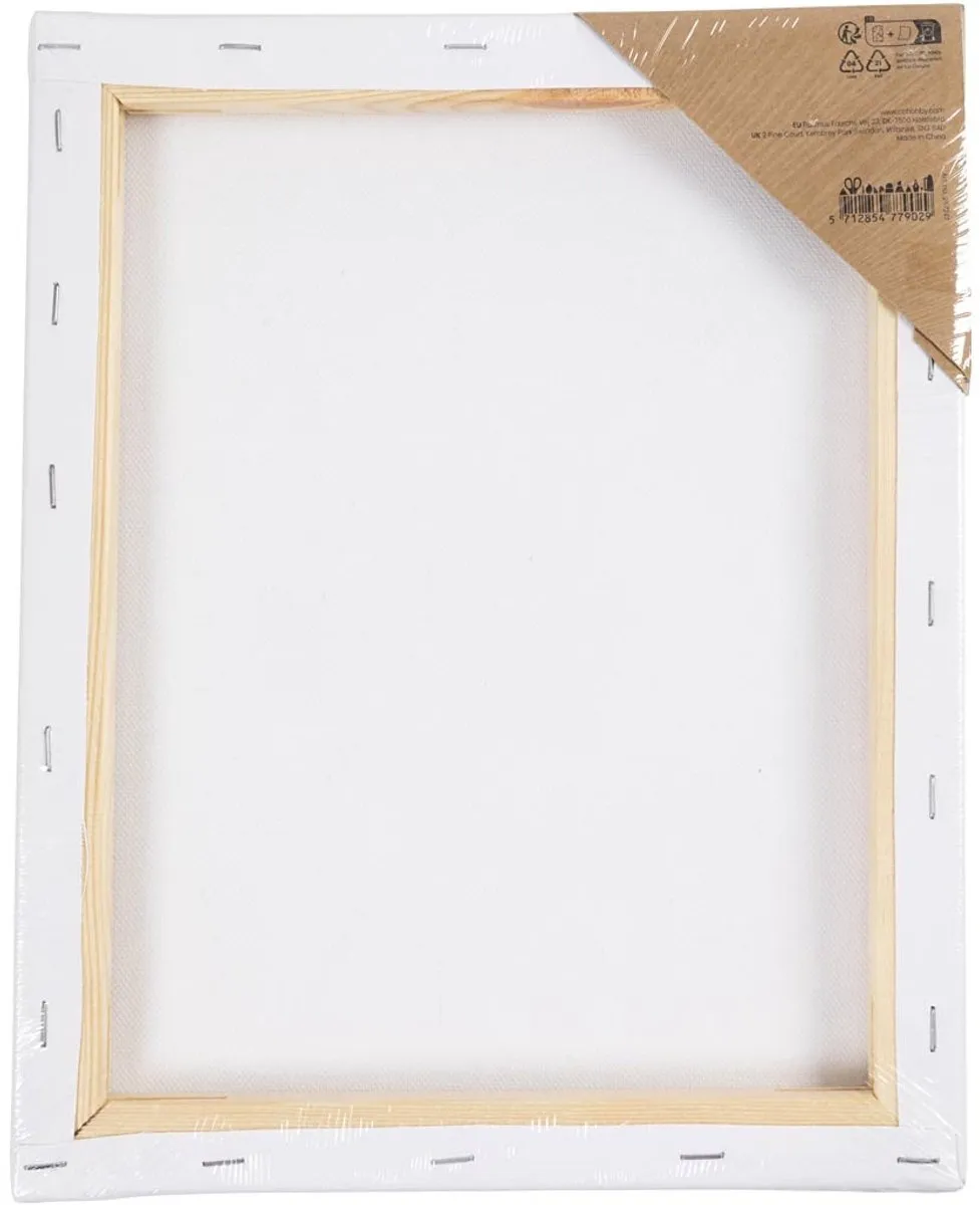 Creativ Company Schildercanvas Klaproos 24x30cm - Multicolor