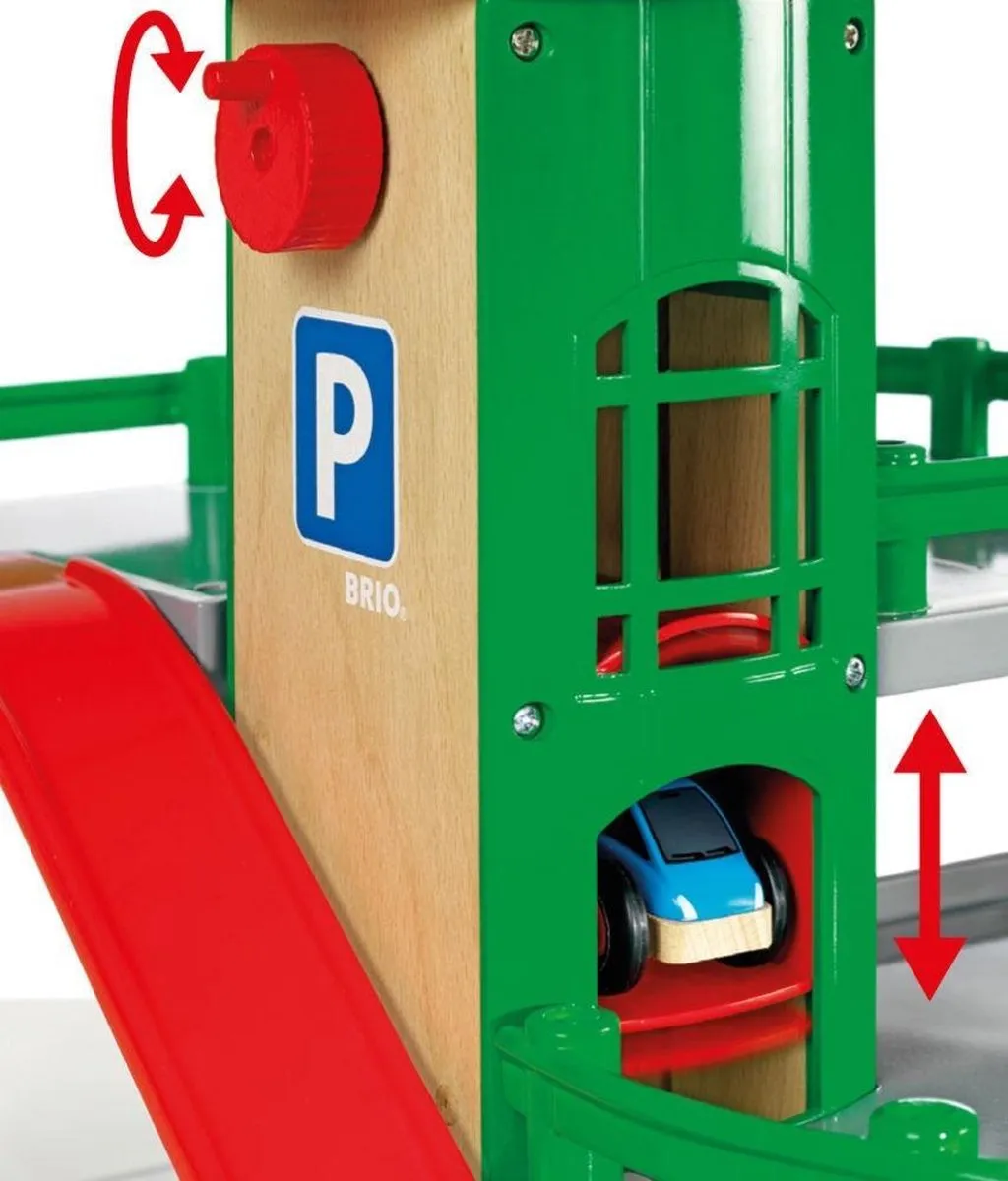 BRIO Parkeergarage 33204 - 7 Stuks - Groen