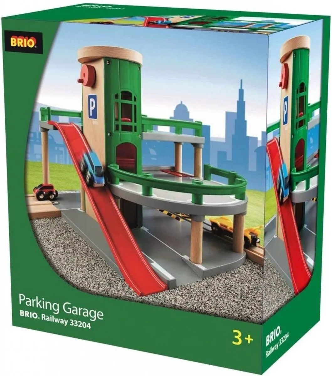 BRIO Parkeergarage 33204 - 7 Stuks - Groen