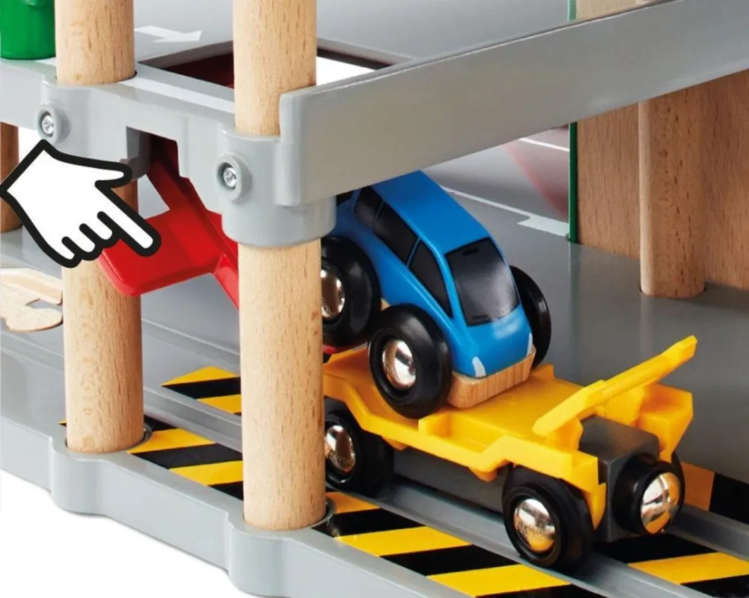 BRIO Parkeergarage 33204 - 7 Stuks - Groen