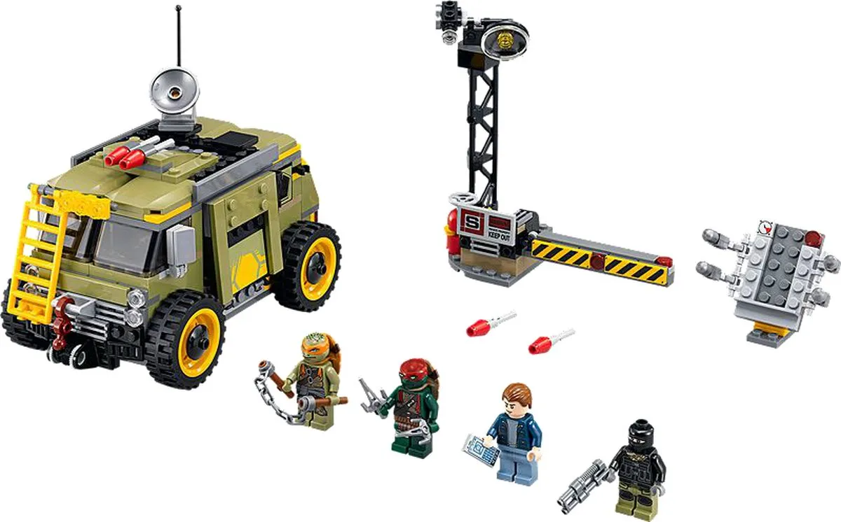 LEGO Ninja Turtles TurtleVan Onderschepping 79115 - 4 Minifiguren