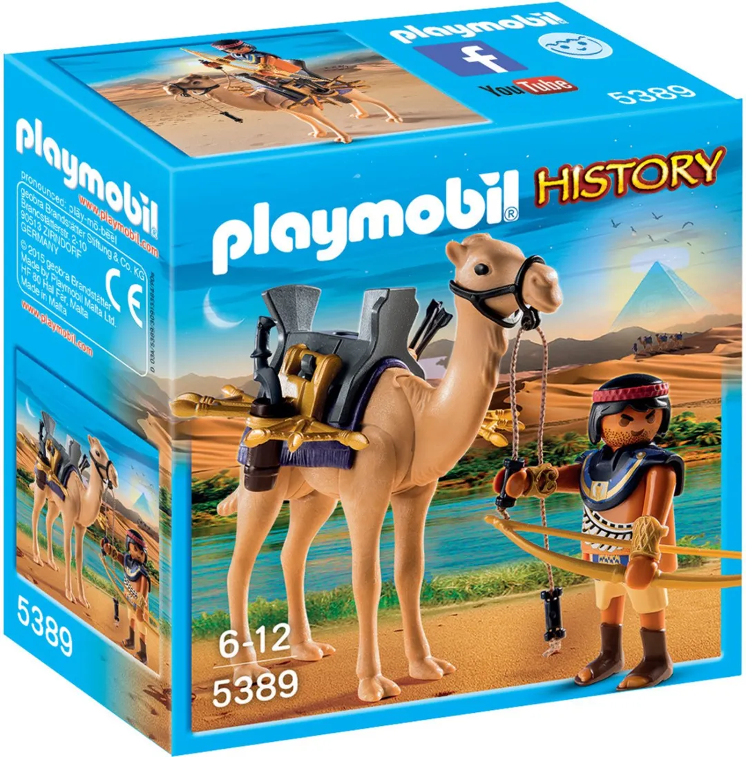 Playmobil History Egyptische Krijger met Kameel 5389 - Multicolor